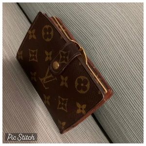 Louis Vuitton Women’s Leather Monogram Wallet.